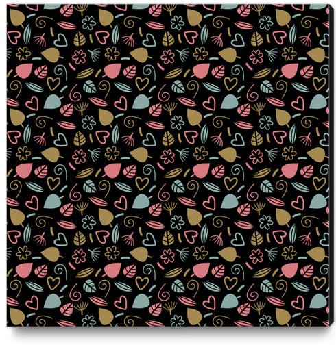 LOVELY FLORAL PATTERN #6 Canvas Print by Amir Faysal