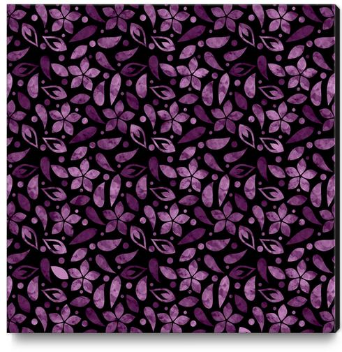 LOVELY FLORAL PATTERN X 0.2 Canvas Print by Amir Faysal