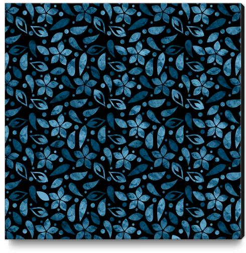 LOVELY FLORAL PATTERN X 0.4 Canvas Print by Amir Faysal