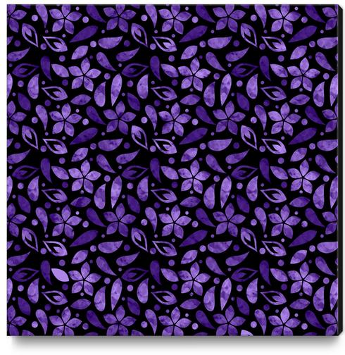 LOVELY FLORAL PATTERN X 0.16 Canvas Print by Amir Faysal