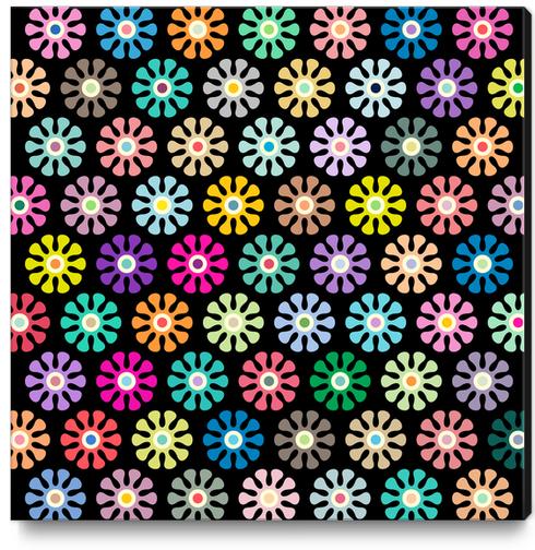 LOVELY FLORAL PATTERN X 0.13 Canvas Print by Amir Faysal