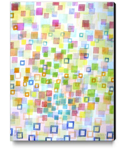 Raining Squares and Frames Canvas Print by Heidi Capitaine