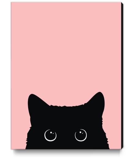 Black Cat Canvas Print by Vitor Costa