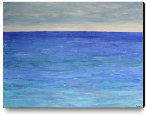 The Deep Blue Beauty Canvas Print by Heidi Capitaine