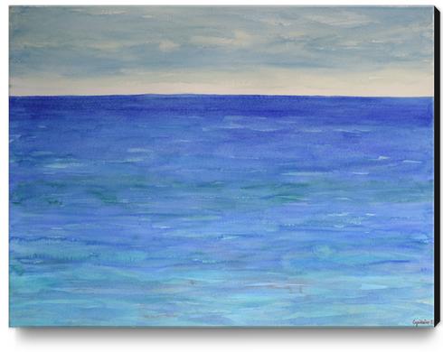The Deep Blue Beauty Canvas Print by Heidi Capitaine