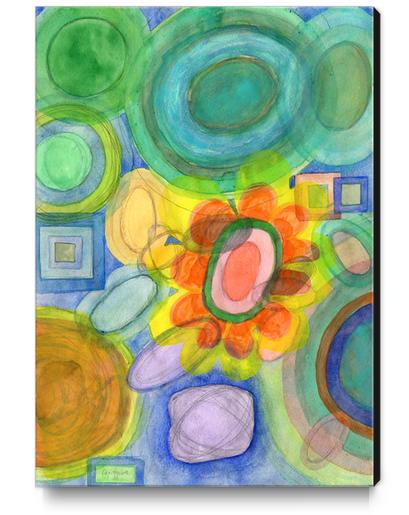 A closer Look at the Flower  Universe  Canvas Print by Heidi Capitaine