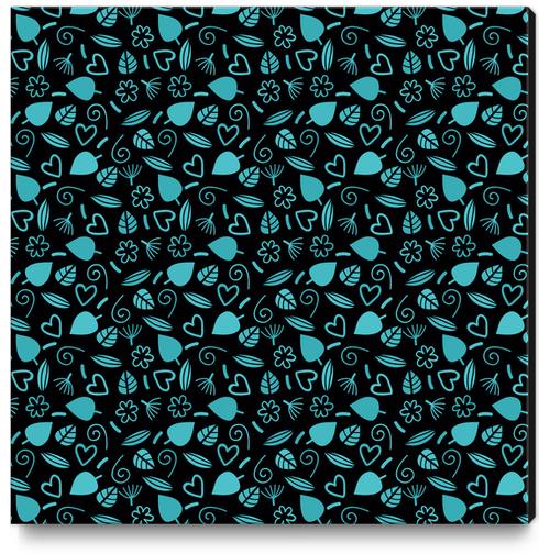 LOVELY FLORAL PATTERN X 0.120 Canvas Print by Amir Faysal