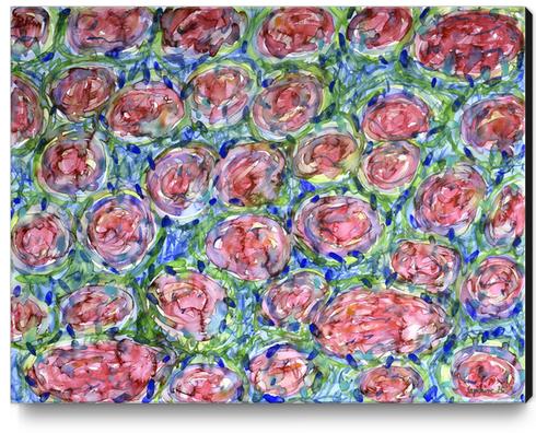 Bed Of Roses Canvas Print by Heidi Capitaine