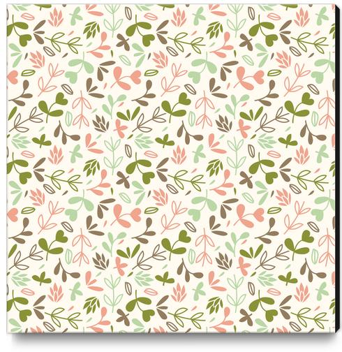 LOVELY FLORAL PATTERN X 0.20 Canvas Print by Amir Faysal
