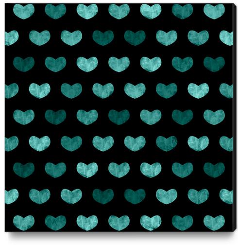 Cute Hearts #3 Canvas Print by Amir Faysal