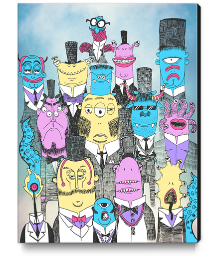 A Few Good Monsters Canvas Print by TenTimesKarma