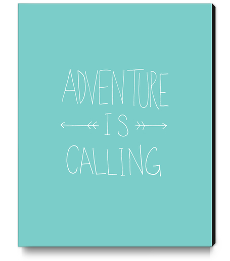 Adventure is Calling Canvas Print by Leah Flores