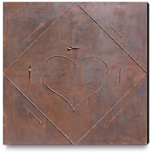 Rusty Love Canvas Print by di-tommaso