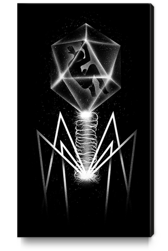 Bacteriophage Canvas Print by Tobias Fonseca