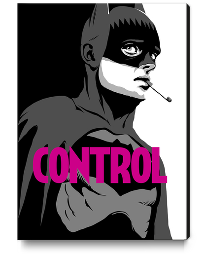 Control | Black & White Edition Canvas Print by Butcher Billy