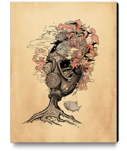 Breath Canvas Print by Nicebleed