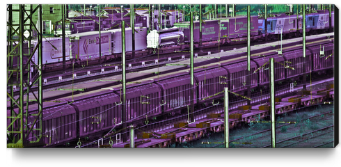 Color train 3 Canvas Print by Stefan D