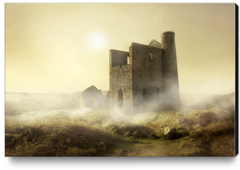 Foggy morning in western UK Canvas Print by Jarek Blaminsky