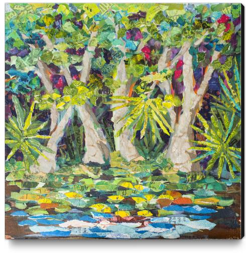 Lazy River Canvas Print by Elizabeth St. Hilaire