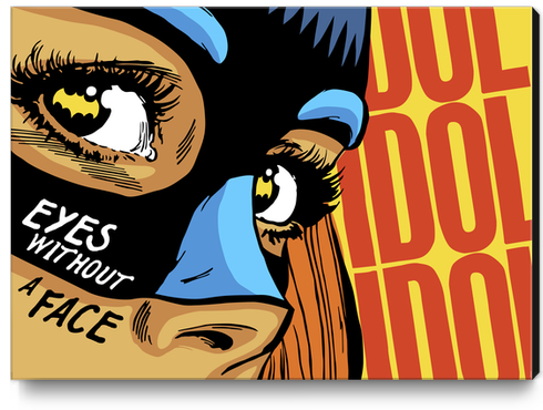 Eyes Without a Face Canvas Print by Butcher Billy