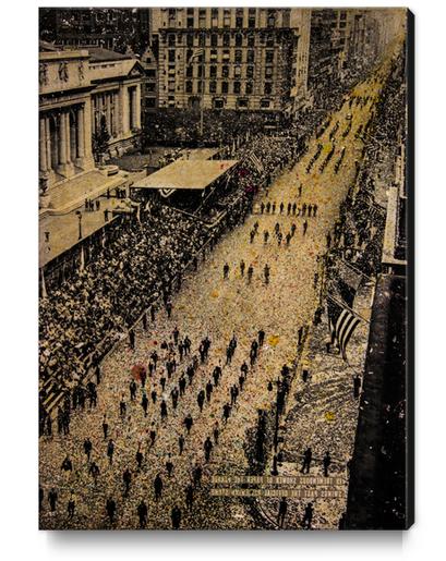 FIFTH AVENUE, 65.000 MARCHERS Canvas Print by db Waterman