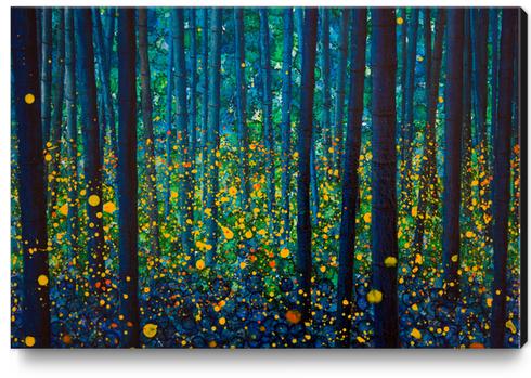 FIREFLIES Canvas Print by db Waterman