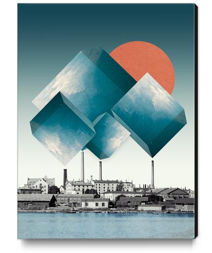 Factory Canvas Print by Oleg Borodin