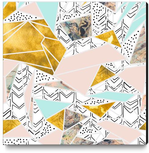 Geometric and textures Canvas Print by mmartabc