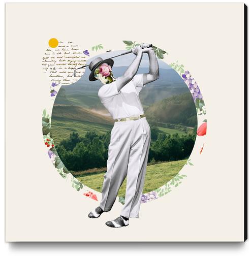 Golf Canvas Print by Oleg Borodin