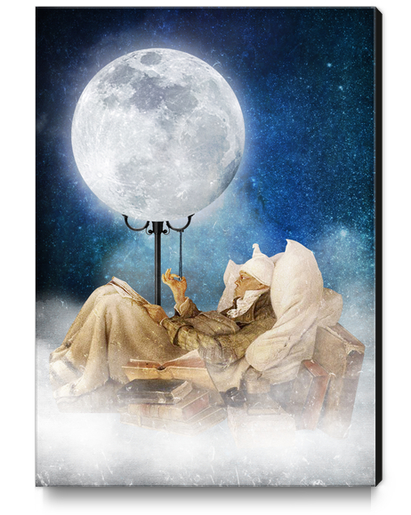 Good Night Moon Canvas Print by DVerissimo