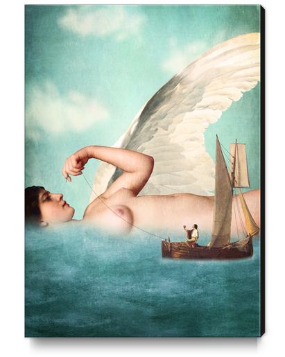 Guardian Angel Canvas Print by DVerissimo