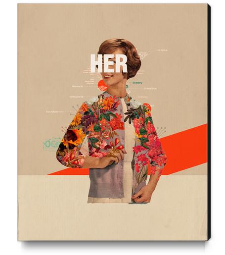Her Canvas Print by Frank Moth