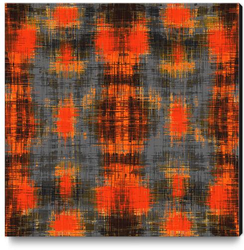 orange brown black and grey painting texture abstract background Canvas Print by Timmy333