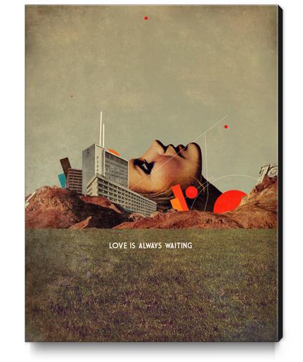 Love Is Always Waiting Canvas Print by Frank Moth