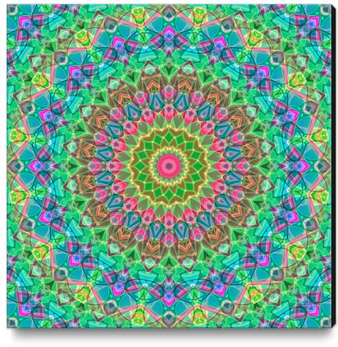 Geometric Mandala G18 Canvas Print by MedusArt