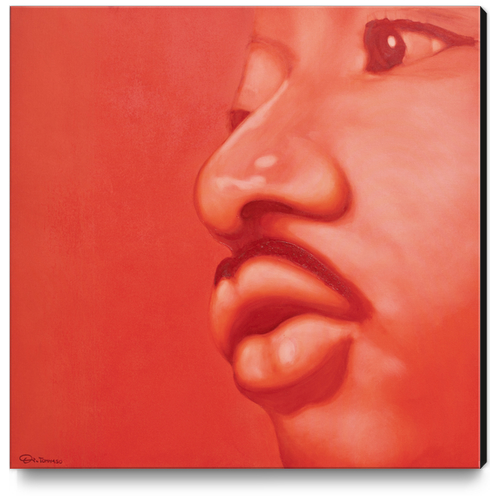 Martin Luther King  Canvas Print by di-tommaso