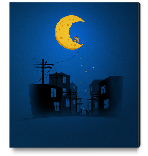 Midnight Snack Canvas Print by dEMOnyo