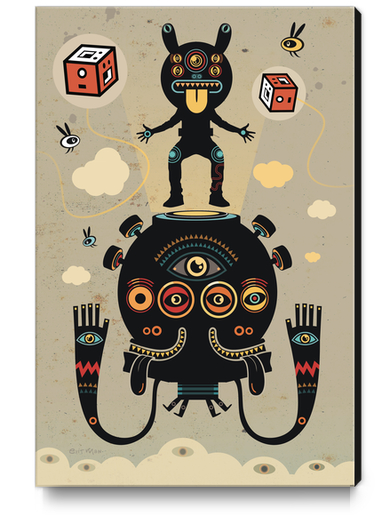 Monstertrap  Canvas Print by Exit Man
