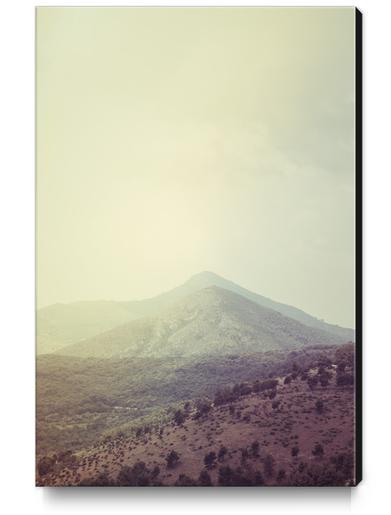 Mountains in the background III Canvas Print by Salvatore Russolillo