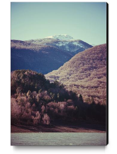 Mountains in the background XIV Canvas Print by Salvatore Russolillo