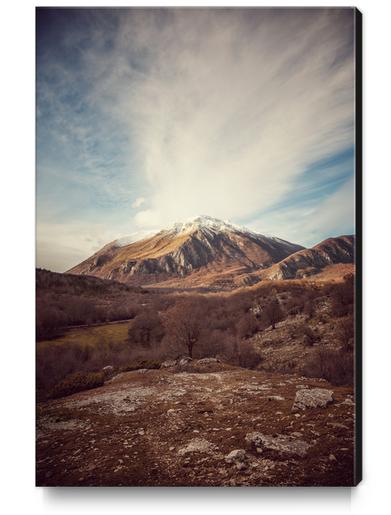 Mountains in the background  XVII Canvas Print by Salvatore Russolillo