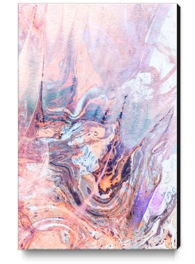 Multicolored saturated marble Canvas Print by mmartabc