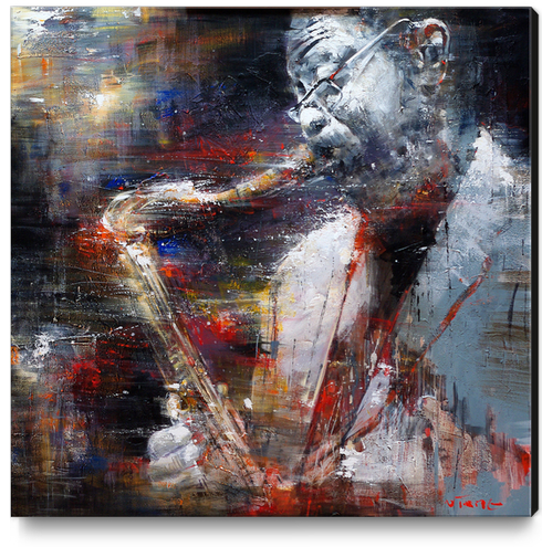 Music and Soul Canvas Print by Vantame