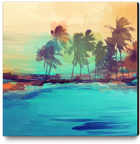 Palm Island Canvas Print by Irena Orlov