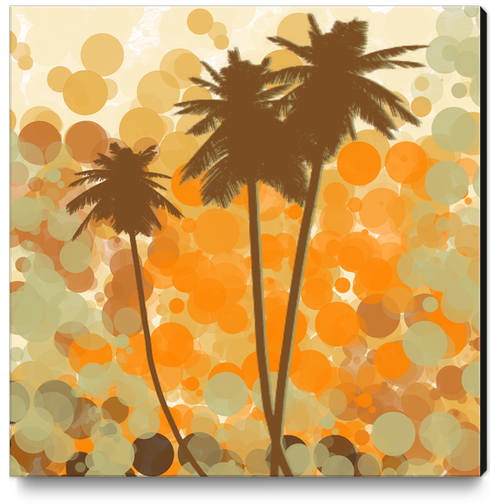 Tropical Sunset Canvas Print by Irena Orlov