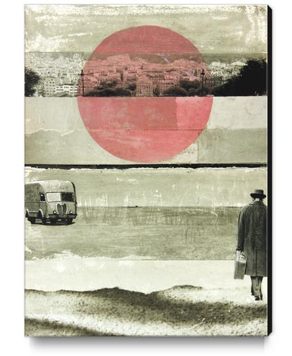 PINK MOON RISING Canvas Print by db Waterman