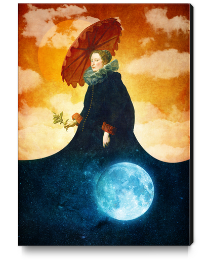 Queen of the Night Canvas Print by DVerissimo