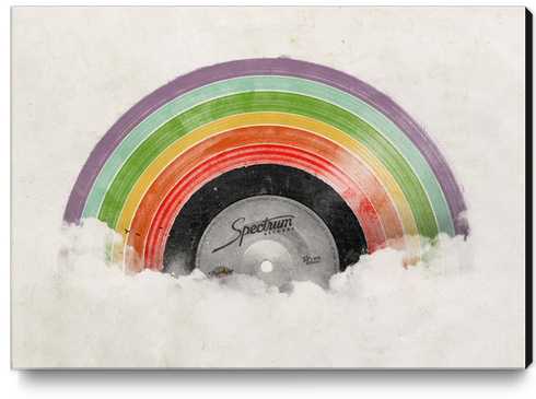 Rainbow Classic Canvas Print by Florent Bodart - Speakerine