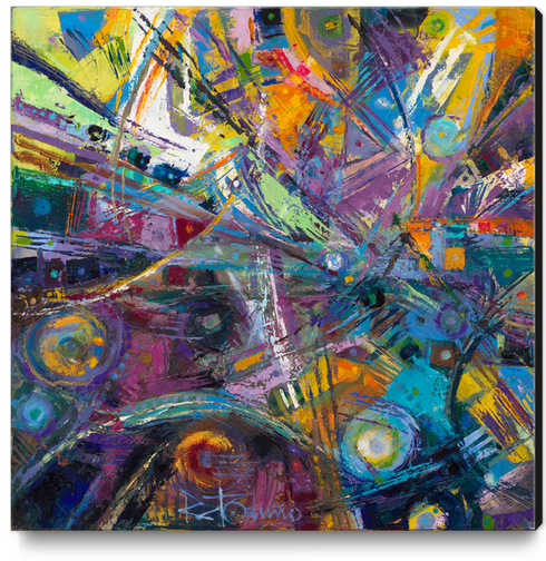 Rhapsodic Colors I Canvas Print by Robert Orduno