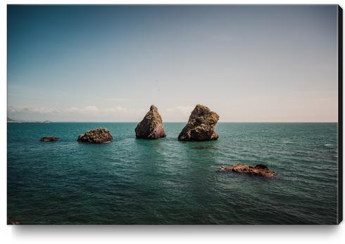 Rocks From the sea Canvas Print by Salvatore Russolillo